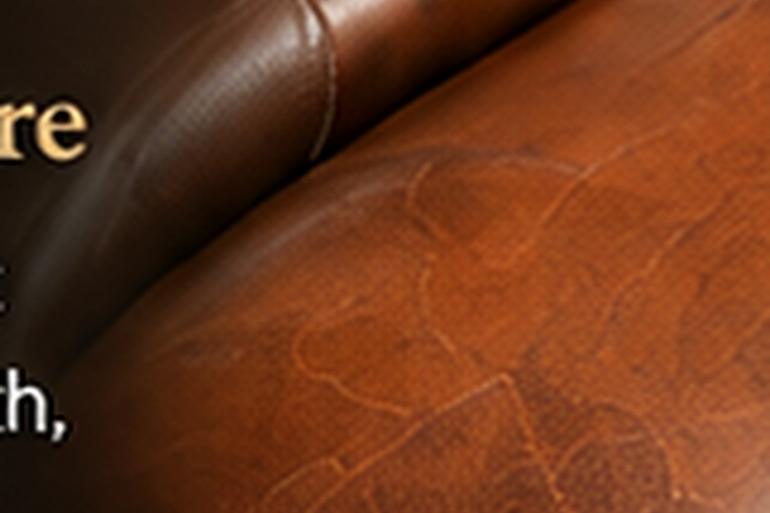 Blending the repaired leather surface