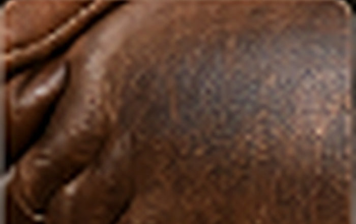 Worn leather surface