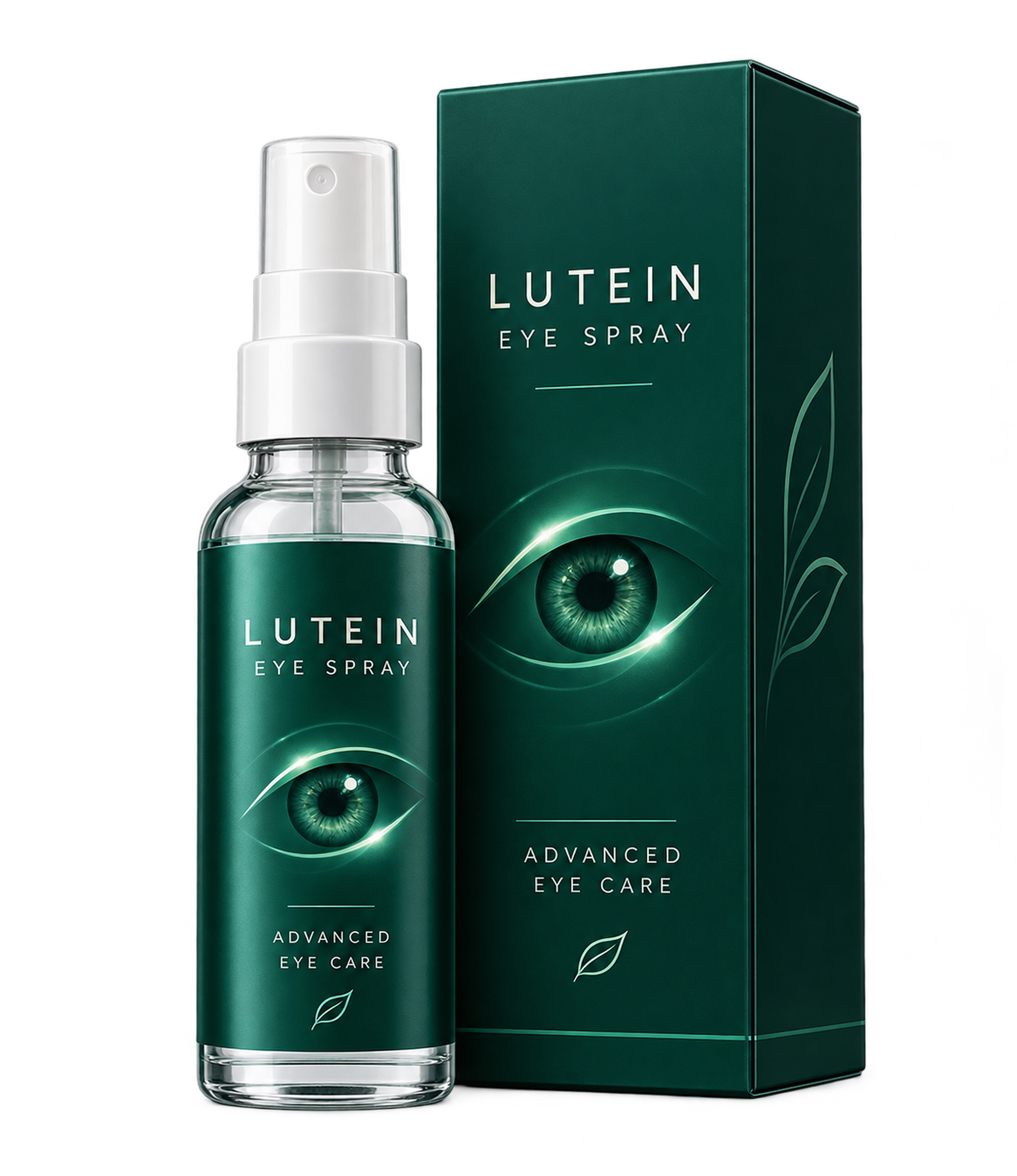 Lutein Eye Spray bottle and box