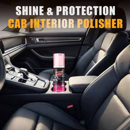 Instant Shine & Protection Car Interior Polisher🚗Brush and cloth included