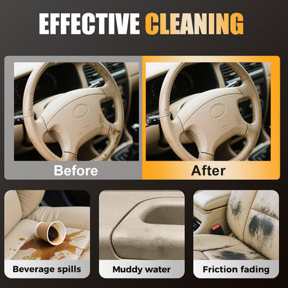 Instant Shine & Protection Car Interior Polisher🚗Brush and cloth included