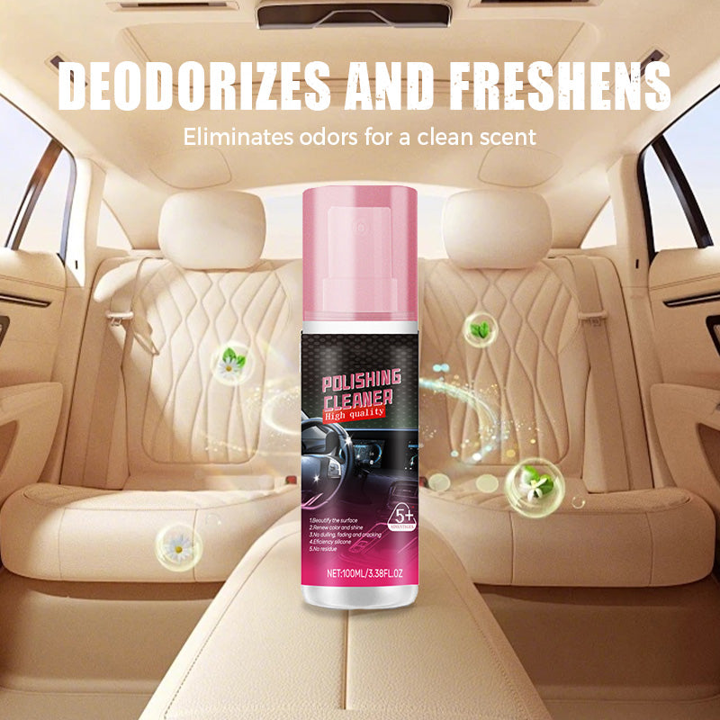 Instant Shine & Protection Car Interior Polisher🚗Brush and cloth included