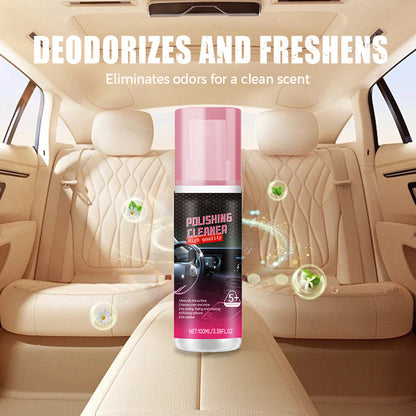 Instant Shine & Protection Car Interior Polisher🚗Brush and cloth included