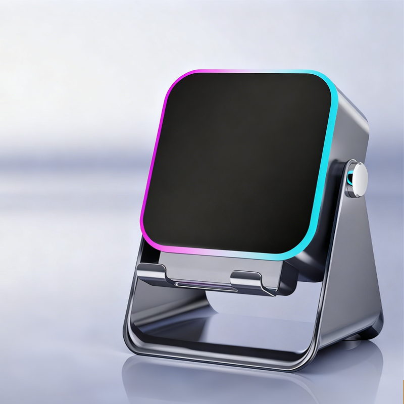 💎🔥 50% OFF 5-IN-1 WIRELESS SPEAKER STAND! 💎 Induction Audio, Phone Holder & Ambient Light🔥🔥
