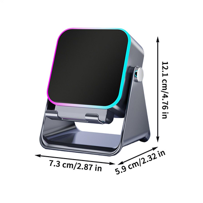 💎🔥 50% OFF 5-IN-1 WIRELESS SPEAKER STAND! 💎 Induction Audio, Phone Holder & Ambient Light🔥🔥