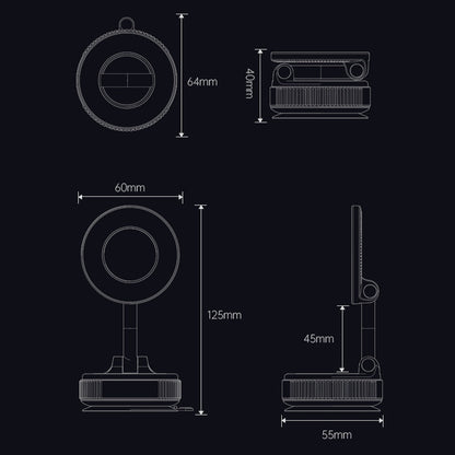 Foldable Magnetic Car Phone Holder