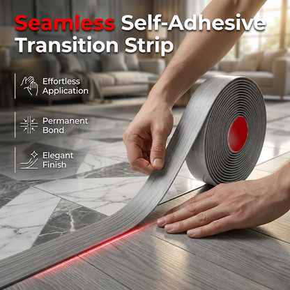 🔥50K+ SOLD! Self-Adhesive Flexible Floor Transition Strip