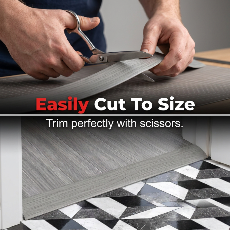 🔥50K+ SOLD! Self-Adhesive Flexible Floor Transition Strip